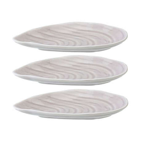 Набор для сервировки oyster shell серого цвета из коллекции sea treasures