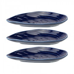 Набор для сервировки oyster shell синего цвета из коллекции sea treasures