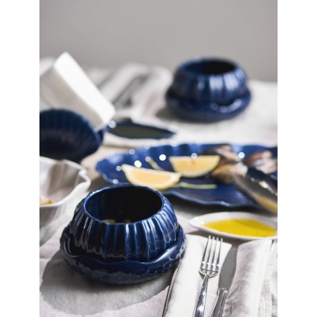 Набор из 2 салатников actinia синего цвета из коллекции sea treasures, 640 мл