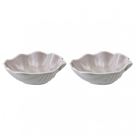 Набор из 2 салатников cockle серого цвета из коллекции sea treasures, 360 мл