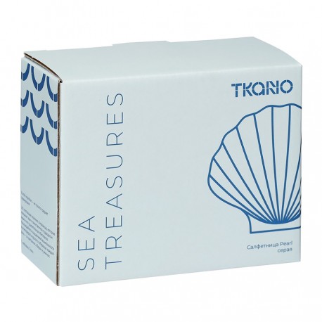 Салфетница pearl серого цвета из коллекции sea treasures