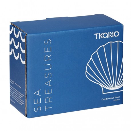 Салфетница pearl синего цвета из коллекции sea treasures