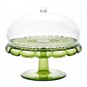Блюдо для торта с крышкой vanity, D30 см, зеленое
