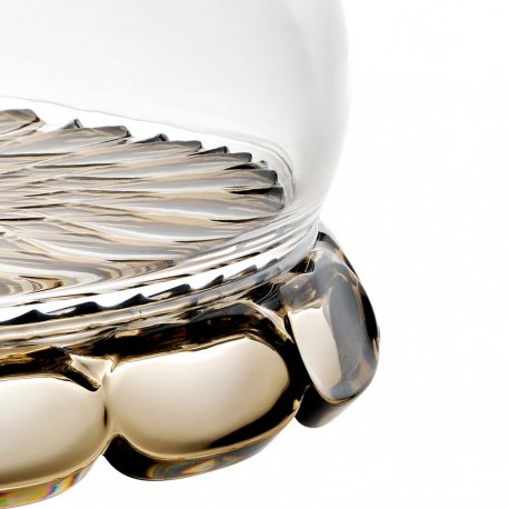 Блюдо для торта с крышкой vanity, D30 см, коричневое