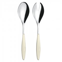 Набор столовых приборов для салата feeling, кремовый