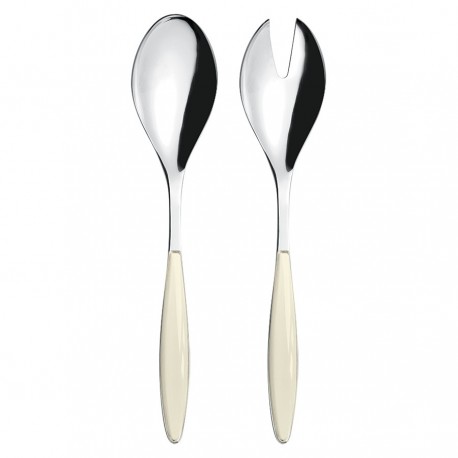 Набор столовых приборов для салата feeling, кремовый