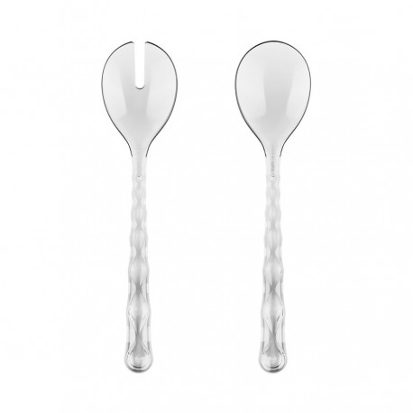 Набор столовых приборов для салата vanity, прозрачный