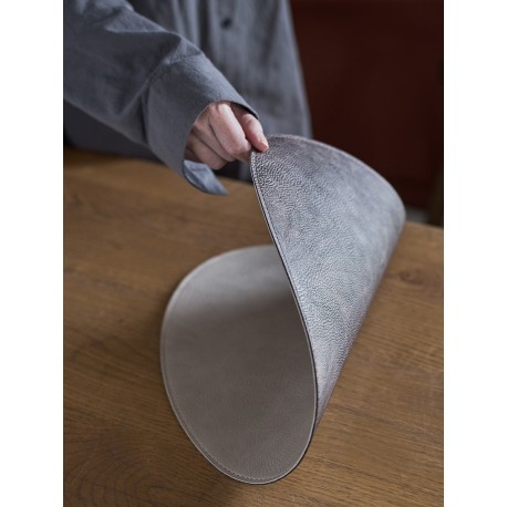 Набор из 2-х двухсторонних сервировочных салфеток drop, 33х41 см, коричневый/карамельный