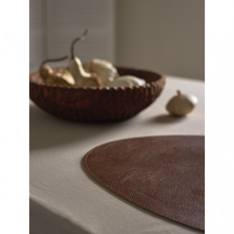 Набор из 2-х двухсторонних сервировочных салфеток drop, 33х41 см, синий/коричневый