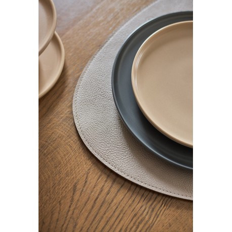 Набор из 2-х двухсторонних сервировочных салфеток drop, 33х41 см, шоколадный/бежевый