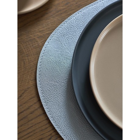 Набор из 4-х двухсторонних сервировочных салфеток drop, 33х41 см, синий/светло-серый