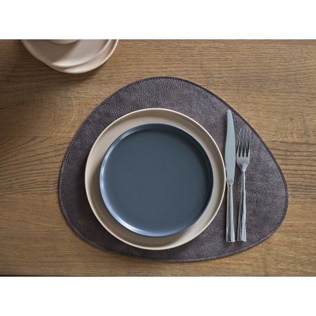 Набор из 4-х двухсторонних сервировочных салфеток drop, 33х41 см, шоколадный/бежевый