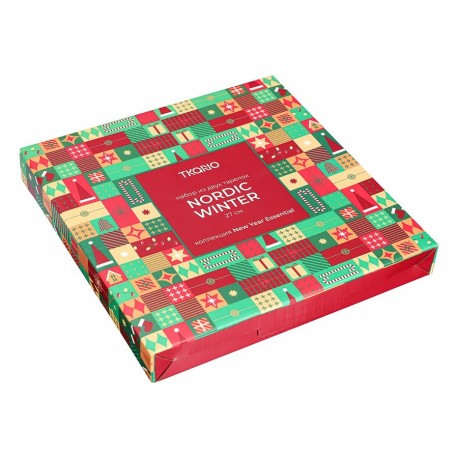 Набор из двух тарелок nordic winter из коллекции new year essential, D26,5 см
