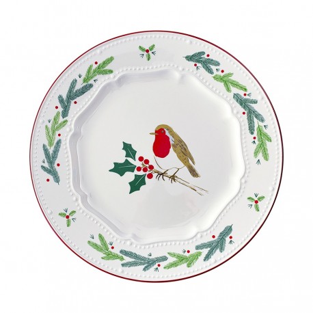 Набор из четырех тарелок nordic winter из коллекции new year essential, D23 см