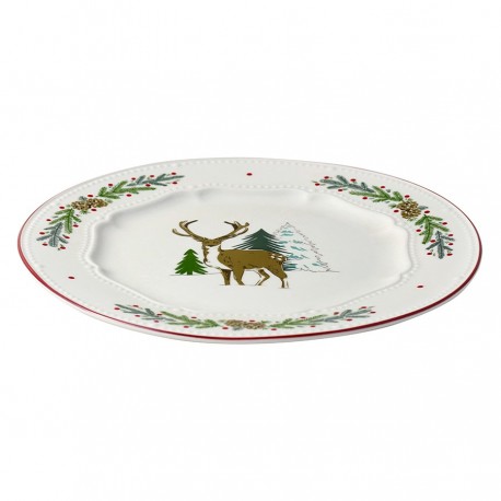 Набор из четырех тарелок nordic winter из коллекции new year essential, D23 см