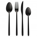Набор столовых приборов pure, черные матовые, 16 пред.