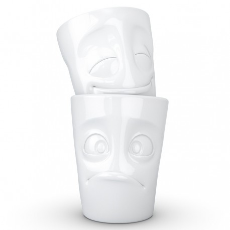 Набор кружек cheery & baffled, 350 мл, белый, 2 шт.