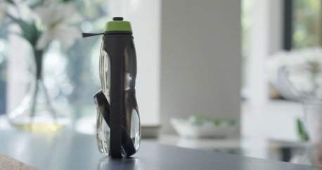Экобутылка с фильтром eau good duo, 700 мл, серо-зеленая