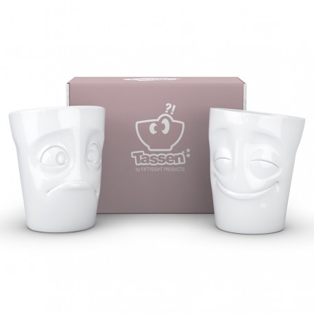 Набор кружек cheery & baffled, 350 мл, белый, 2 шт.