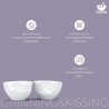 Набор чаш grinning & kissing, 200 мл, белый, 2 шт.