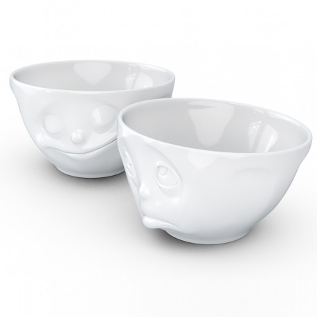 Набор чаш happy & oh please, 200 мл, белый, 2 шт.