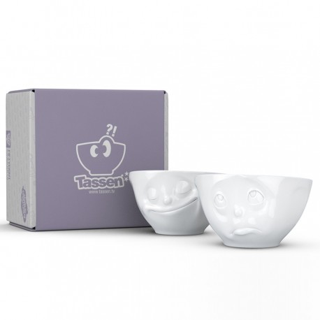 Набор чаш happy & oh please, 200 мл, белый, 2 шт.