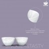 Набор чаш snoozy & tasty, 200 мл, белый, 2 шт.