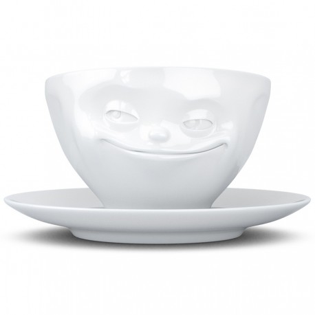 Чайная пара grinning, 200 мл, белая