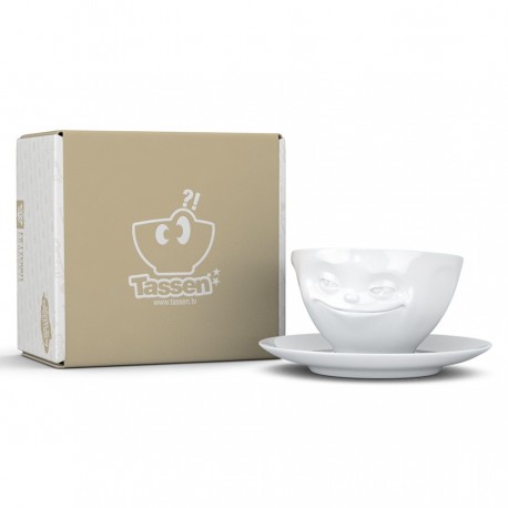 Чайная пара grinning, 200 мл, белая