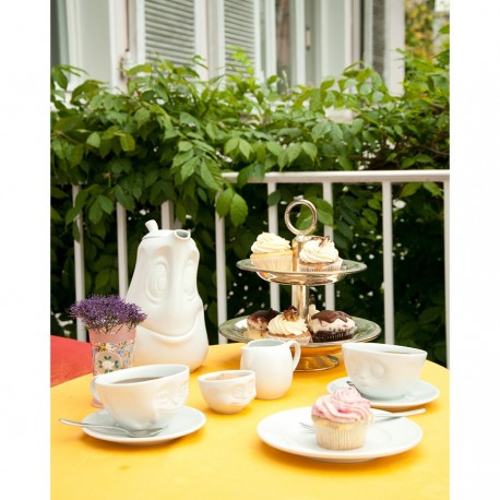 Чайная пара kissing, 200 мл, белая