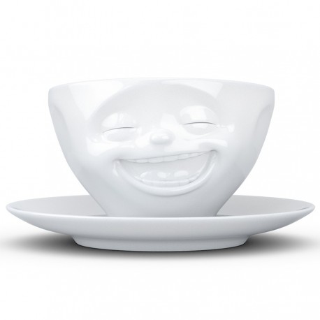 Чайная пара laughing, 200 мл, белая