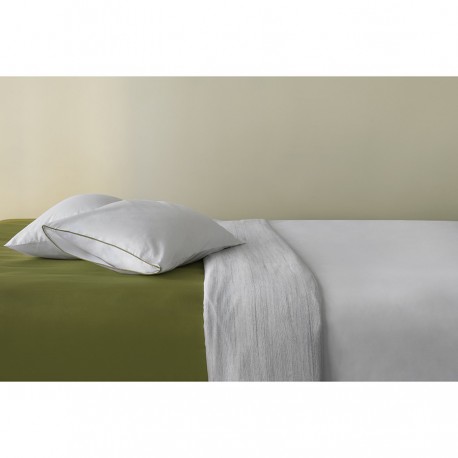 Набор наволочек из сатина из коллекции meditation, olive, 70х70 см