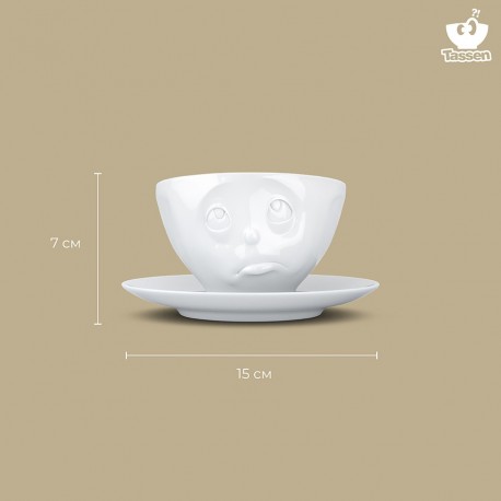 Чайная пара oh please, 200 мл, белая