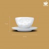 Чайная пара tasty, 200 мл, белая