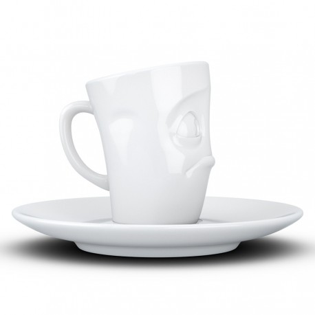 Кофейная пара buffled, 80 мл, белая