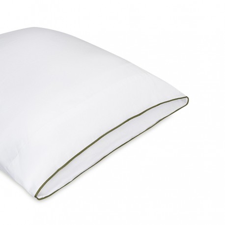 Набор наволочек из сатина из коллекции meditation, olive, 70х70 см