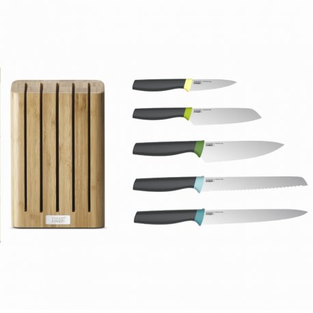 Набор ножей в подставке elevate™, бамбук, 5 шт