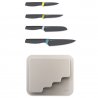 Набор ножей в подставке doorstore, 4 шт