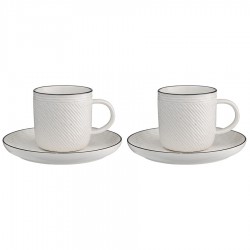 Набор чайных пар contour, 250 мл, 2 шт.