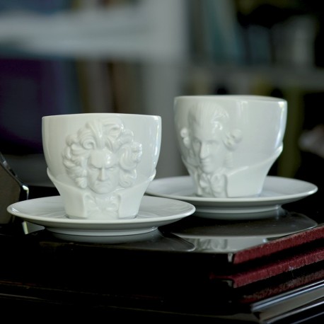 Чайная пара talent, ludwig van beethoven, 260 мл, белая