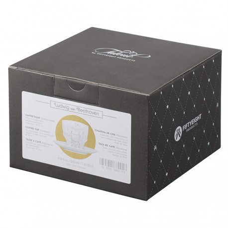 Чайная пара talent, ludwig van beethoven, 260 мл, белая