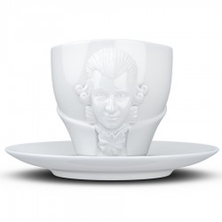 Чайная пара talent, wolfgang amadeus mozart, 260 мл, белая