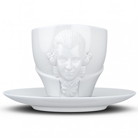Чайная пара talent, wolfgang amadeus mozart, 260 мл, белая