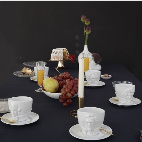 Чайная пара talent, wolfgang amadeus mozart, 260 мл, белая