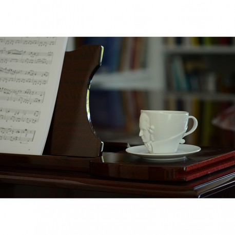 Чайная пара talent, wolfgang amadeus mozart, 260 мл, белая