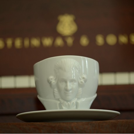 Чайная пара talent, wolfgang amadeus mozart, 260 мл, белая
