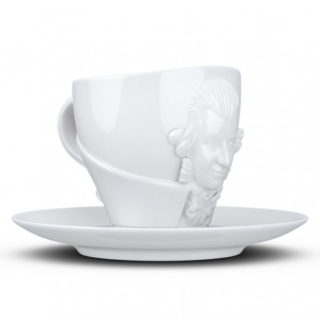Чайная пара talent, wolfgang amadeus mozart, 260 мл, белая
