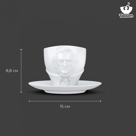 Чайная пара talent, richard wagner, 260 мл, белая