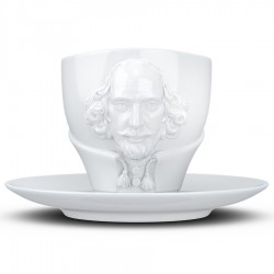 Чайная пара talent, william shakespeare, 260 мл, белая