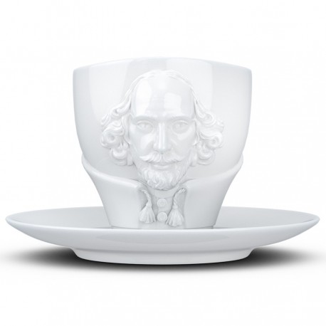 Чайная пара talent, william shakespeare, 260 мл, белая